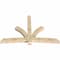 Ekena Millwork Davenport Rough Sawn Timber Gable Bracket, Douglas Fir, 96"W x 64"H x 6"D x 6"F, 16/12 Pitch GBW096X64X0606DAV00RDF - alternate 5
